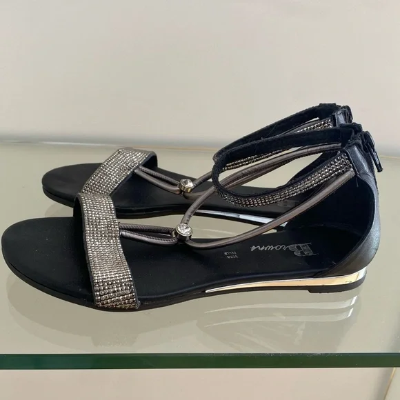 Black Sandals with Rhinestone - Picture 2 of 4